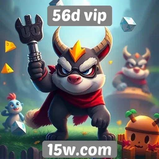 Variedade de jogos disponíveis no 56d vip